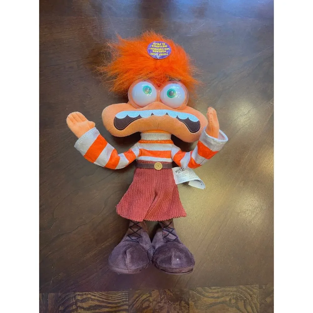 Disney Pixar Inside Out 2 Shaking Anxiety Feature Plush 13 Inch Toy